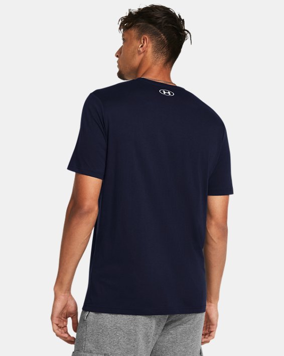 Camiseta de manga corta UA Sportstyle Logo para hombre, Blue, pdpMainDesktop image number 1